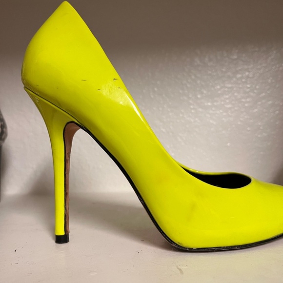 Boutique 9 Justine1 Pumps Neon yellow - Picture 7 of 7